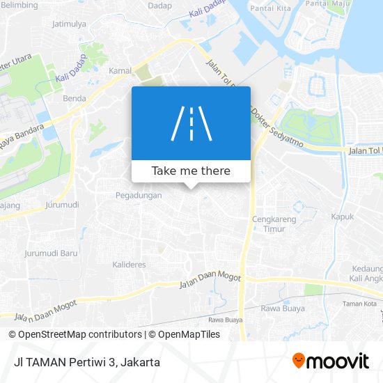 Jl TAMAN Pertiwi 3 map