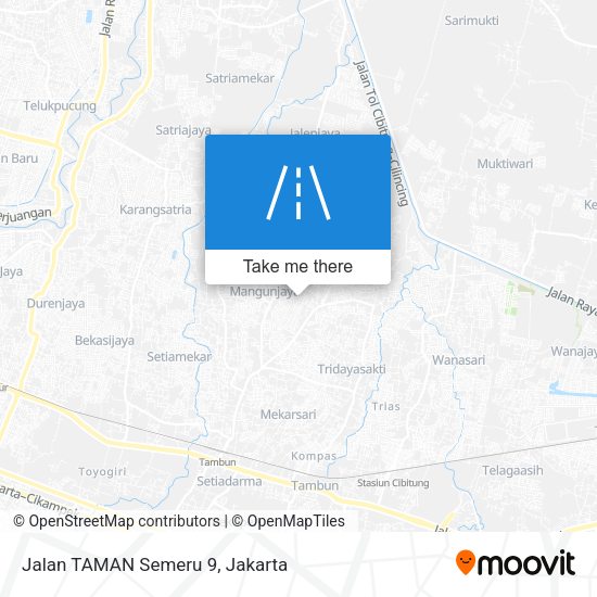 Jalan TAMAN Semeru 9 map