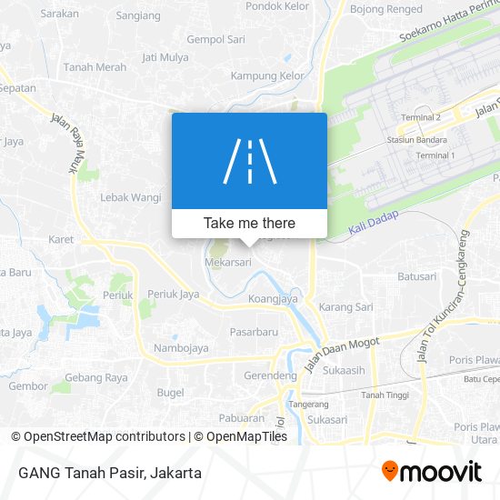 GANG Tanah Pasir map