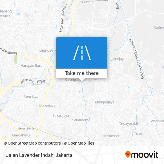 Jalan Lavender Indah map