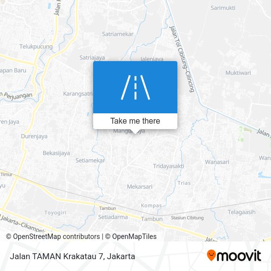 Jalan TAMAN Krakatau 7 map