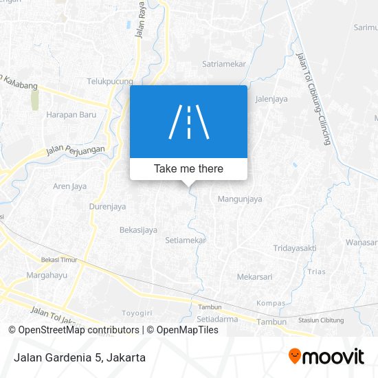 Jalan Gardenia 5 map