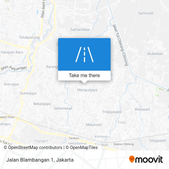 Jalan Blambangan 1 map