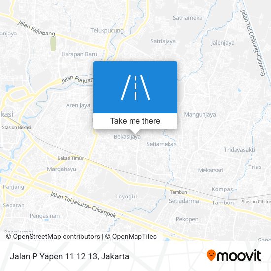 Jalan P Yapen 11 12 13 map