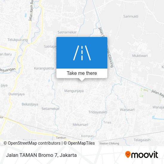 Jalan TAMAN Bromo 7 map