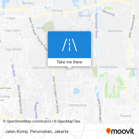 Jalan  Komp. Perumahan map