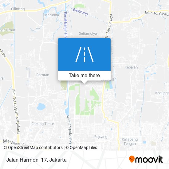 Jalan Harmoni 17 map