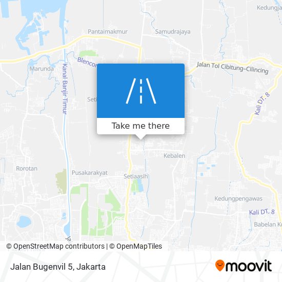 Jalan Bugenvil 5 map