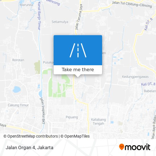 Jalan Organ 4 map