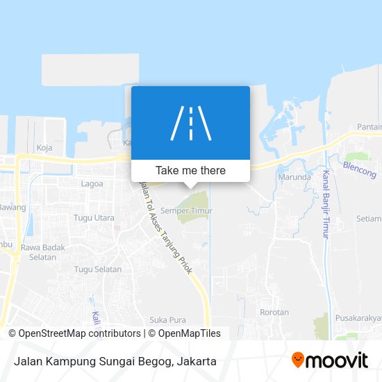 Jalan Kampung Sungai Begog map