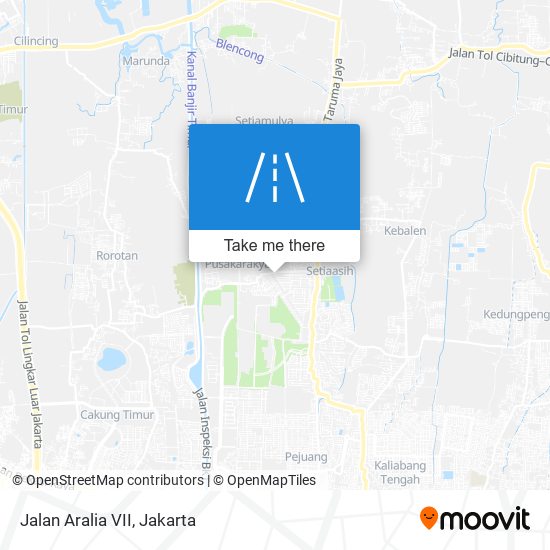 Jalan Aralia VII map