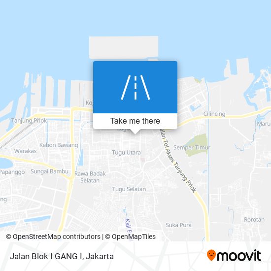 Jalan Blok I GANG I map