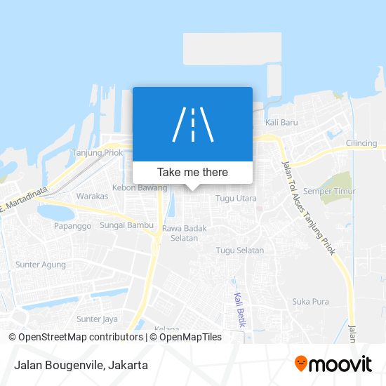 Jalan Bougenvile map