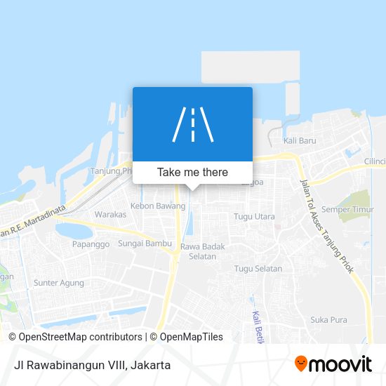 Jl Rawabinangun VIII map