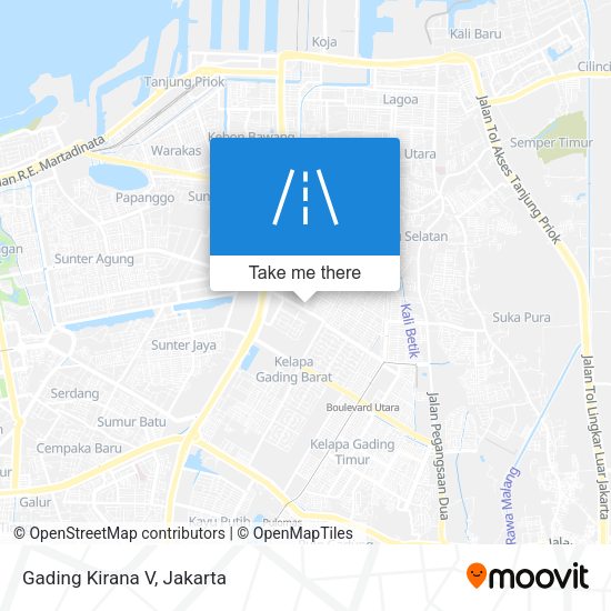 Gading Kirana V map