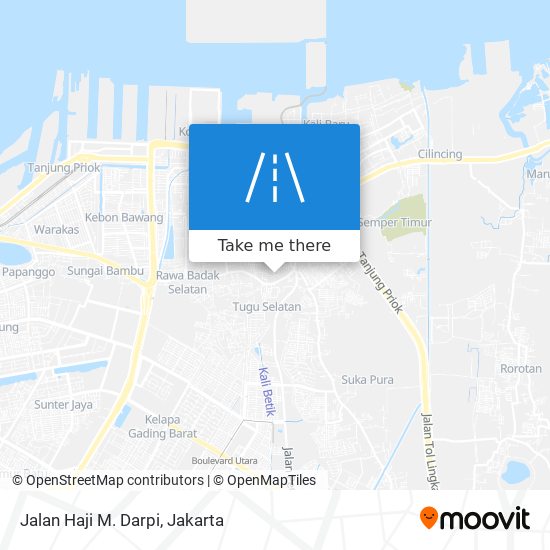 Jalan Haji M. Darpi map