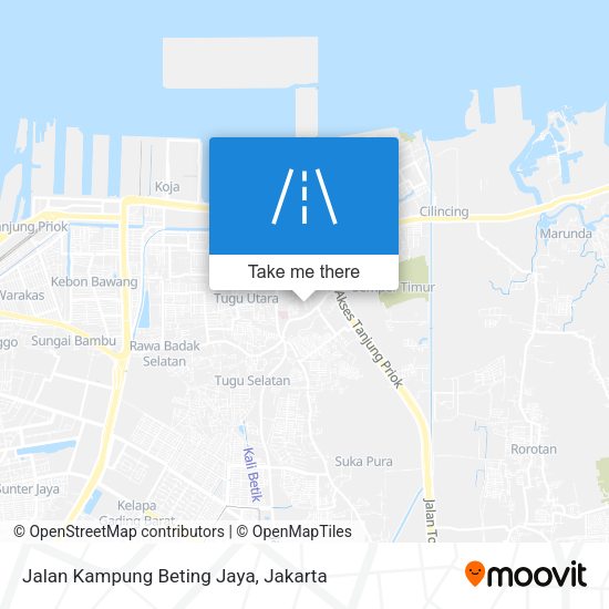 Jalan Kampung Beting Jaya map