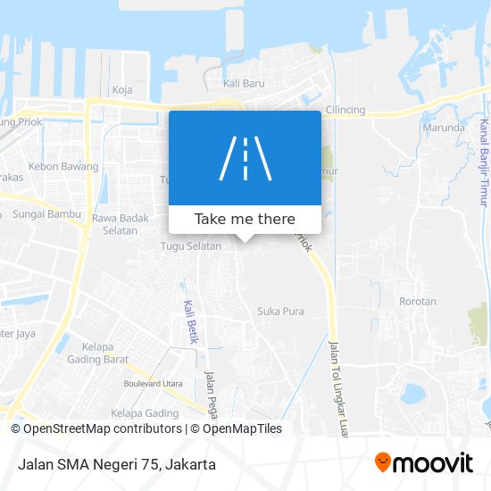 Jalan SMA Negeri 75 map