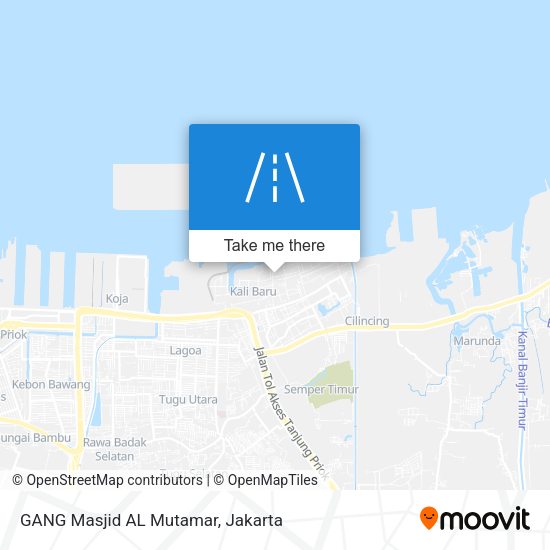 GANG Masjid AL Mutamar map