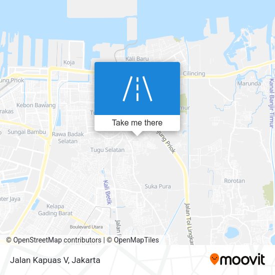 Jalan Kapuas V map