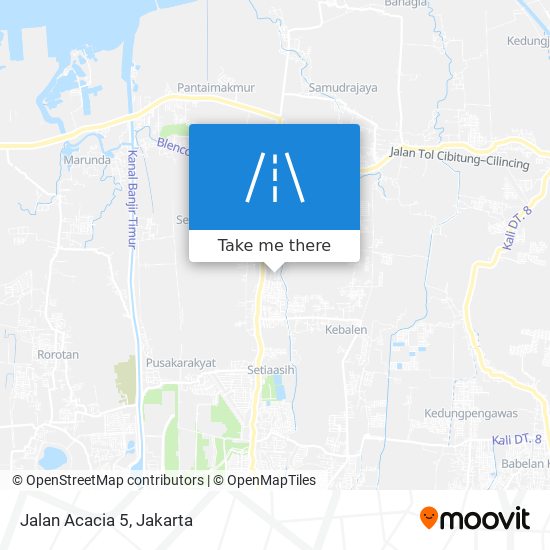 Jalan Acacia 5 map