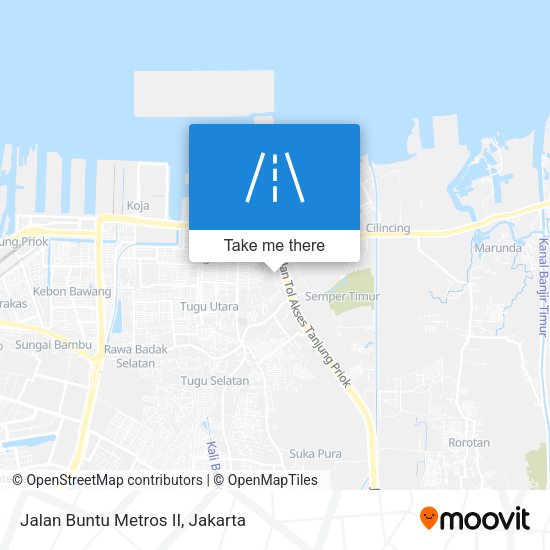 Jalan Buntu Metros II map