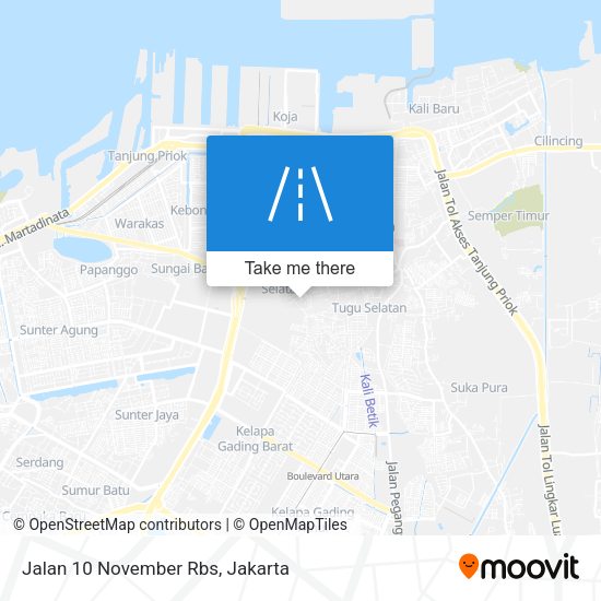 Jalan 10 November Rbs map