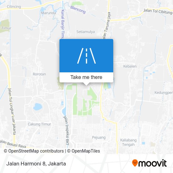 Jalan Harmoni 8 map