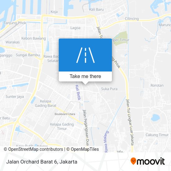 Jalan Orchard Barat 6 map
