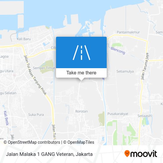Jalan Malaka 1 GANG Veteran map