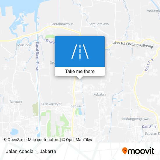 Jalan Acacia 1 map