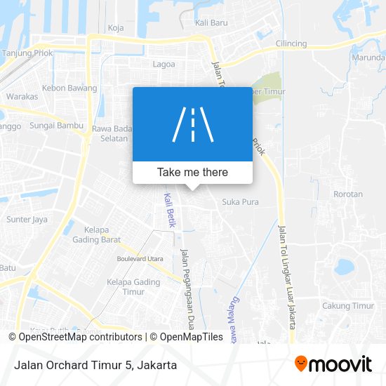 Jalan Orchard Timur 5 map
