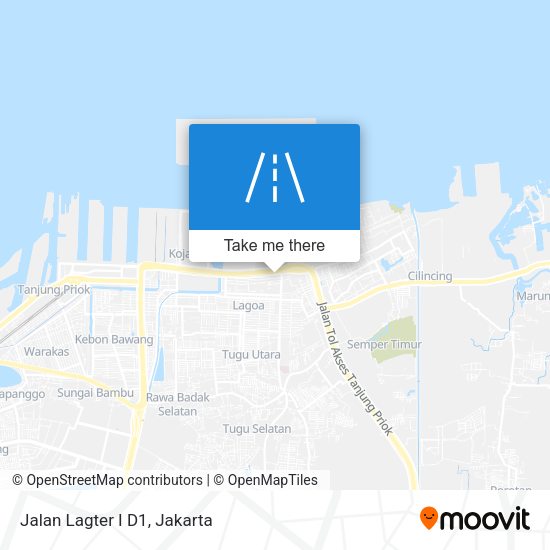 Jalan Lagter I D1 map