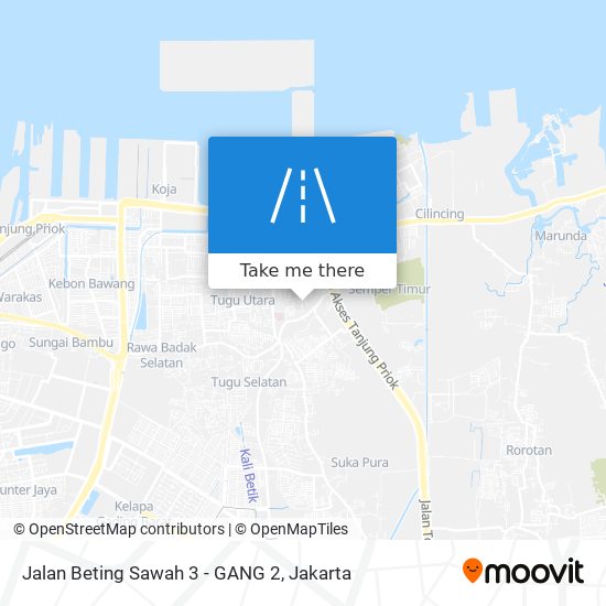 Jalan Beting Sawah 3 - GANG 2 map