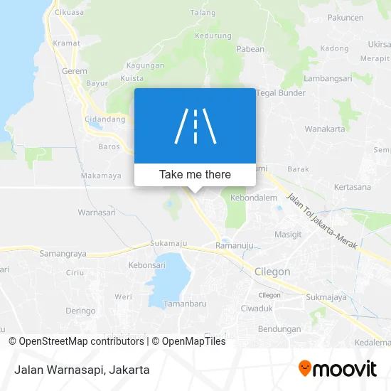 Jalan Warnasapi map
