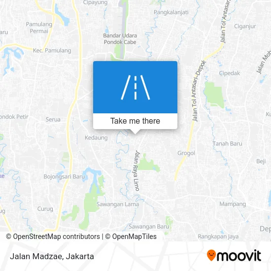 Jalan Madzae map
