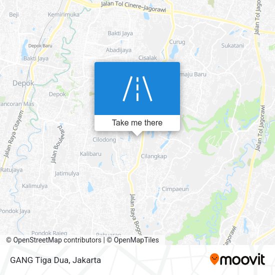 GANG Tiga Dua map