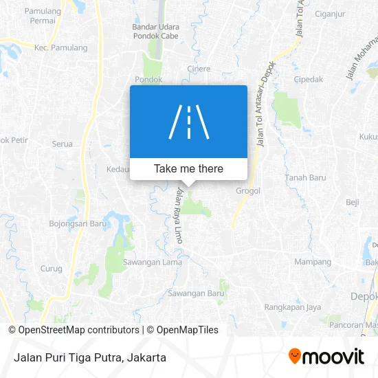 Jalan Puri Tiga Putra map