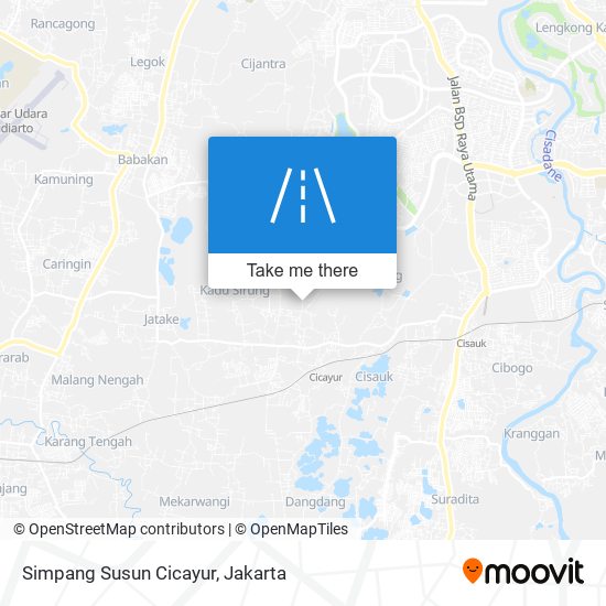 Simpang Susun Cicayur map