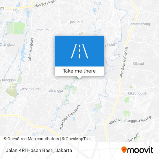 Jalan KRI Hasan Basri map