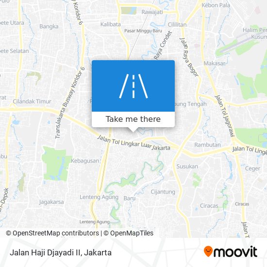 Jalan Haji Djayadi II map