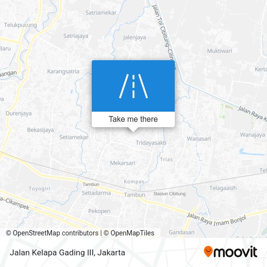 Jalan Kelapa Gading III map