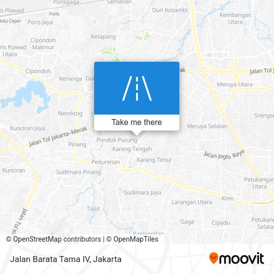 Jalan Barata Tama IV map