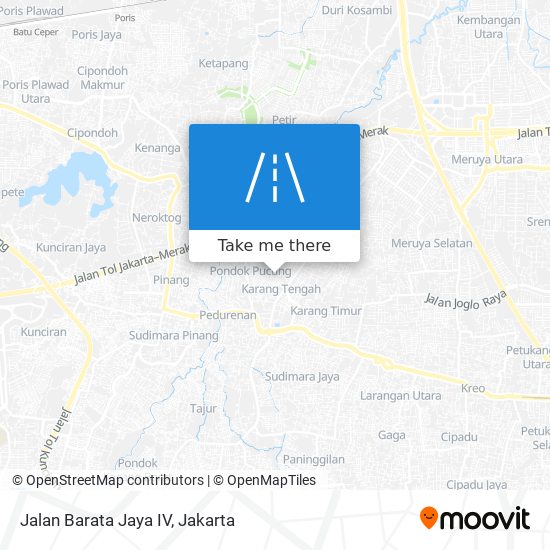 Jalan Barata Jaya IV map