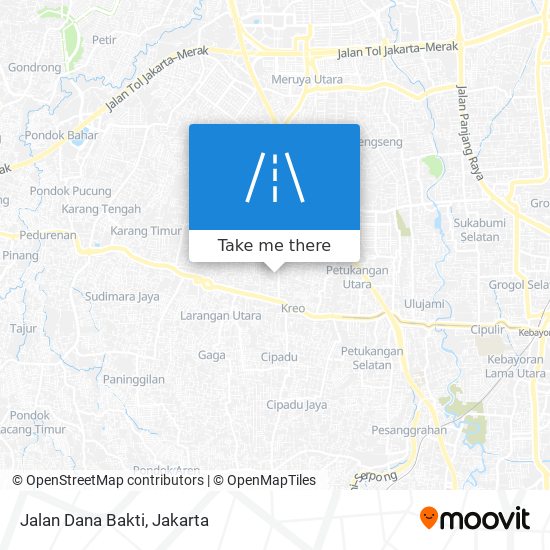 Jalan Dana Bakti map