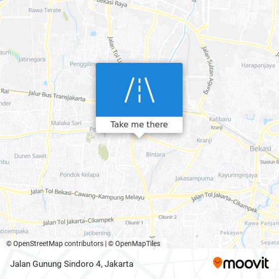 Jalan Gunung Sindoro 4 map