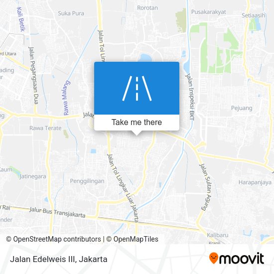 Jalan Edelweis III map
