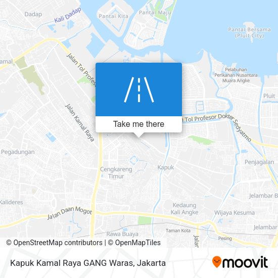 Kapuk Kamal Raya GANG Waras map