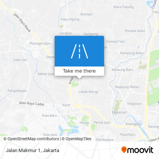 Jalan Makmur 1 map