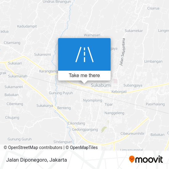 Jalan Diponegoro map